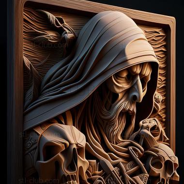 3D модель Игра Герои меча и магии III Тень смерти (STL)
